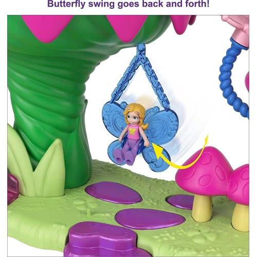 Mattel Polly Pocket Fairy Princess Ride Mini Doll Game Sets, Multicolored GYK41 / GYK43 887961974126
