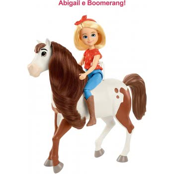 Mattel Dreamworks Spirit Abigail Κούκλα (18 Cm) With 7 Moving Joints Και Άλογο Boomerang (20Cm) GXF20 / GXF23 887961955125