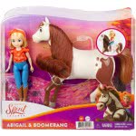 Mattel Dreamworks Spirit Abigail Κούκλα (18 Cm) With 7 Moving Joints Και Άλογο Boomerang (20Cm) GXF20 / GXF23 887961955125