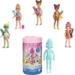Mattel Barbie Chelsea Color Reveal Doll, Sand Sun Assortment, With Revealing Effect With 1 Surprise Doll And 6 Other Surprises, 