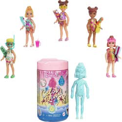 Mattel Barbie Chelsea Color Reveal Summer Series (5 Σχέδια) GTT25 887961920321