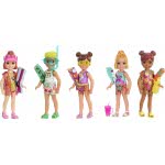 Mattel Barbie Chelsea Color Reveal Doll, Sand Sun Assortment, With Revealing Effect With 1 Surprise Doll And 6 Other Surprises, 