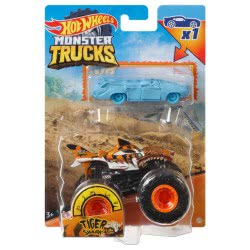 Mattel Hot Wheels Monster Trucks 1:64 Tiger Shark 2P Vehicle GRH81 / GYL95 887961975598