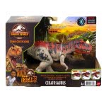 Mattel Jurassic World Roar Attack Δεινόσαυροι Με Κινούμενα Μέλη, Λειτουργία Επίθεσης Και Ήχους Ceratosaurus GWD06 / GWD07 887961