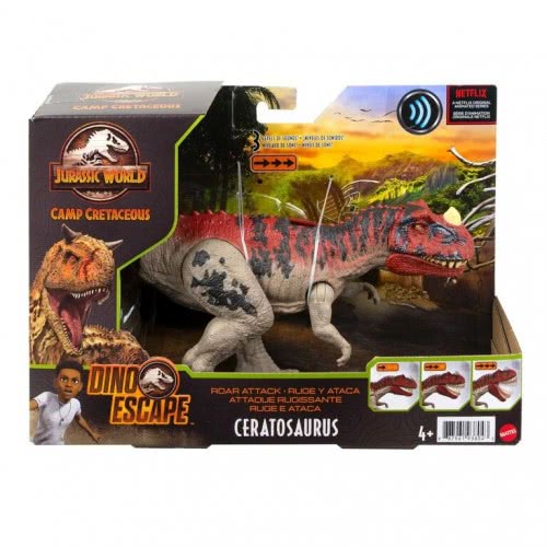 Mattel Jurassic World Roar Attack Ceratosaurus GWD06 / GWD07 887961938043