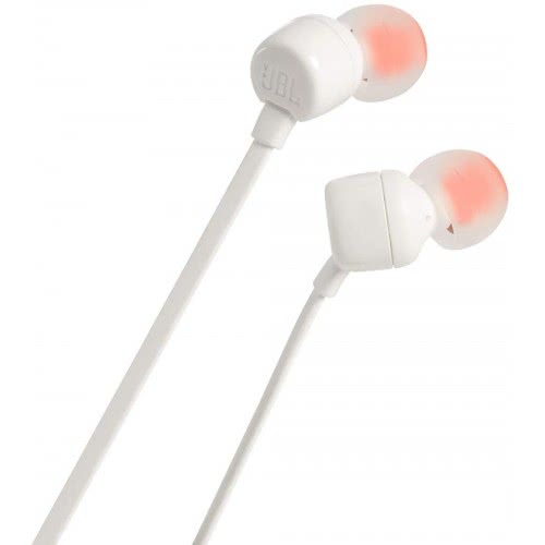 JBL T110 Purebass Headphones - White JBL1005 050036335577