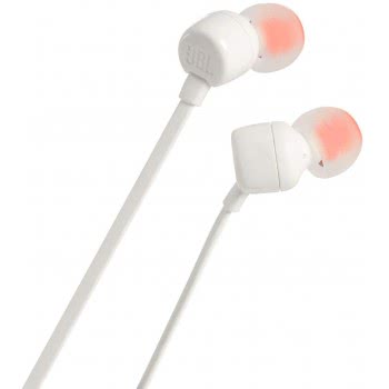 JBL T110 Purebass Headphones - White JBL1005 050036335577