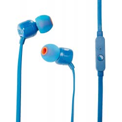 JBL T110 Purebass Headphones - Blue JBL1003 050036335584