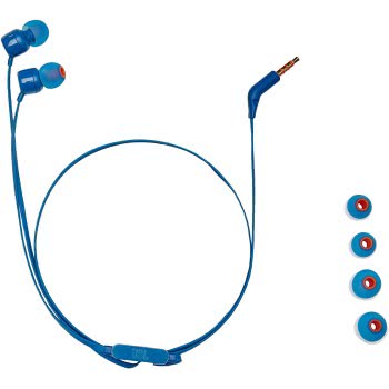 JBL T110 Purebass Headphones - Blue JBL1003 050036335584
