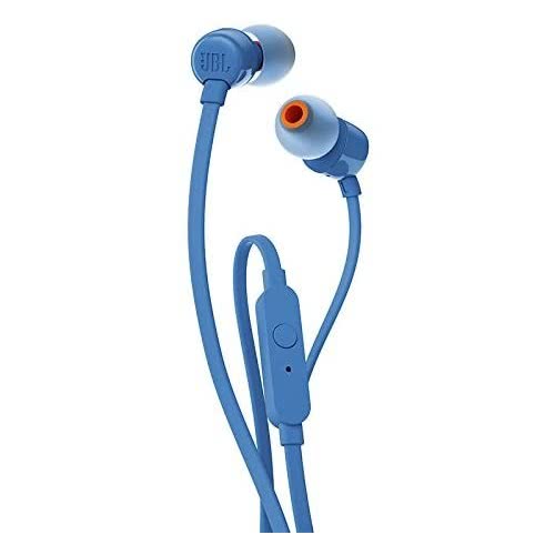 JBL T110 Purebass Headphones - Blue JBL1003 050036335584