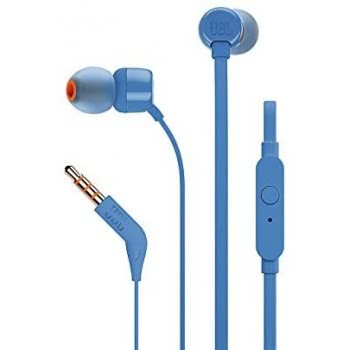 JBL T110 Purebass Ακουστικά Με Μικρόφωνο Μπλε JBL1003 050036335584