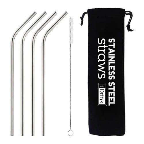 LYC SAC Stainless Steel Straws 4 Pieces 139000912 8057711461769