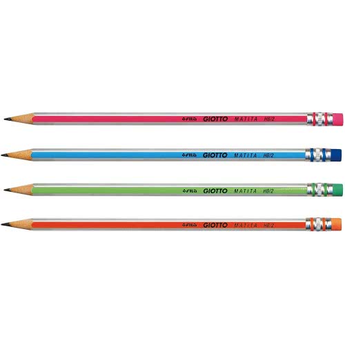 Giotto Graphite 4 Pencil With Eraser 000233500 8000825002502