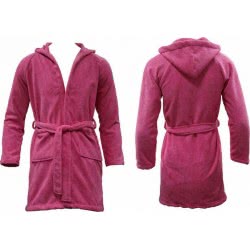 AlpinTec Bathrobe Microfiber Aegean Pink 14-16 BRT14-PK 4891321728812