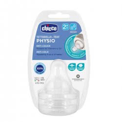 Chicco Teat Physio Medium Flow 2 Pcs B50-20323-00 8058664122202