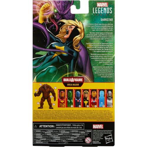 Hasbro Marvel Legends Series 6-Inch Darkstar Action Figure Toy, Premium Design And Articulation, Includes 2 Accessories F0172 / 