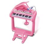 Toys-shop Choice Αρμόνιο Με Σκαμπό Elegant Piano KD256443 5262088564439