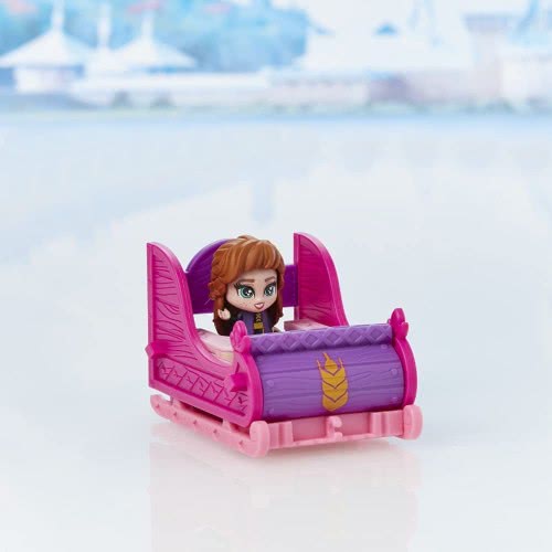 Hasbro Frozen 2 Twirlabouts Series 1 Anna Sled To Shop Playset, Includes Anna Doll And Accessories, Toy For Kids 3 And Up F1822 