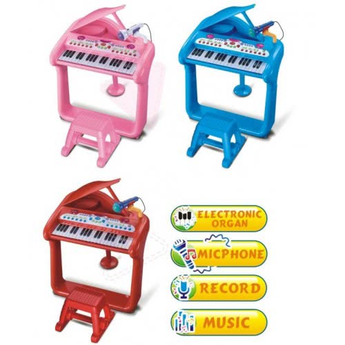 Toys-shop Choice Αρμόνιο Με Σκαμπό Elegant Piano KD256443 5262088564439