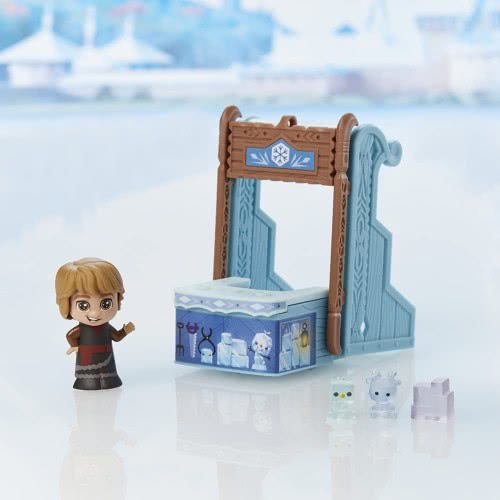 Hasbro Frozen 2 Twirlabouts Series 1 Kristoff Sled To Shop Playset, Includes Kristoff Doll And Accessories, Toy For Kids 3 And U