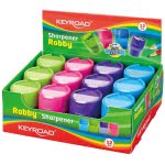 Keyroad Ξύστρα Πλαστική Βαρελάκι Διπλή KR-971297 6954884548698