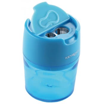 Keyroad Ξύστρα Πλαστική Βαρελάκι Διπλή KR-971297 6954884548698