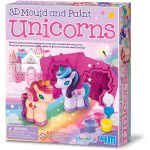 4M Mould Και Paint 3D Glitter Unicorn 4770 4893156047700