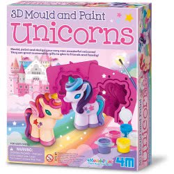 4M Mould Και Paint 3D Glitter Unicorn 4770 4893156047700