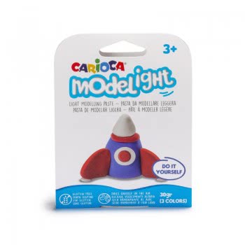 CARIOCA Πλαστοζυμαράκια Modelight 30Gr Πύραυλος C43307 / ROCKET 8003511054274