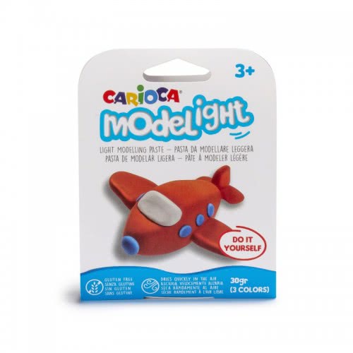 CARIOCA Πλαστοζυμαράκια Modelight 30Gr Αεροπλάνο C43307 / AIRPLANE 8003511044268
