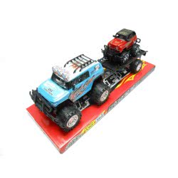 Toys-shop Choice Friction 2 Τζιπ Με Τρέιλορ Tow Truck 44Εκ KD264203 5262088642038