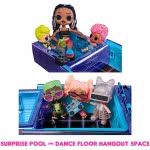 Giochi Preziosi LOL Surprise Dance Machine Αυτοκίνητο 3 Σε 1 Με Κούκλα, Πισίνα, Πίστα Χορού Και Black Light 117933EUC 0350511179