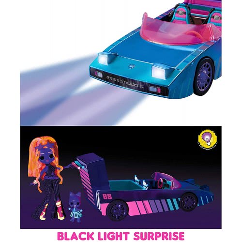 Giochi Preziosi LOL Surprise Dance Machine Αυτοκίνητο 3 Σε 1 Με Κούκλα, Πισίνα, Πίστα Χορού Και Black Light 117933EUC 0350511179