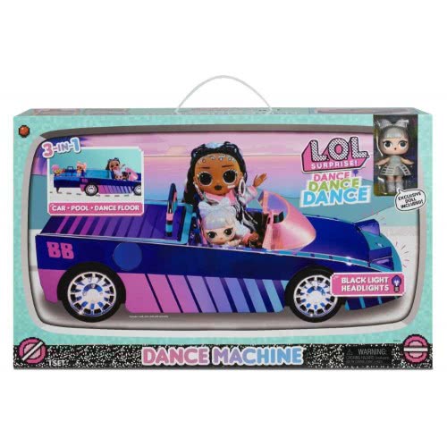 Giochi Preziosi LOL Surprise Dance Machine Αυτοκίνητο 3 Σε 1 Με Κούκλα, Πισίνα, Πίστα Χορού Και Black Light 117933EUC 0350511179