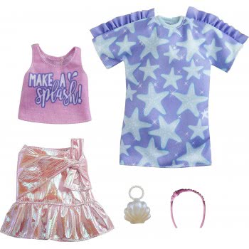 Mattel Doll Fashion Pack - Star Shirt Dress And More GWC32 / GRC88 887961901368