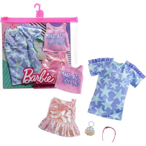Mattel Doll Fashion Pack - Star Shirt Dress And More GWC32 / GRC88 887961901368