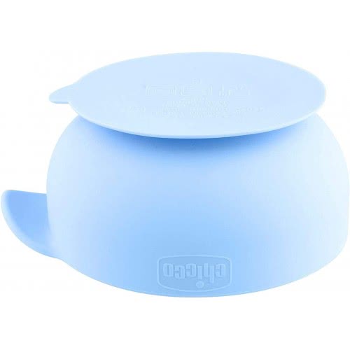 Chicco Silicone Bowl With Suction Cup, Blue, 6 M+ F05-10221-20 8058664127771