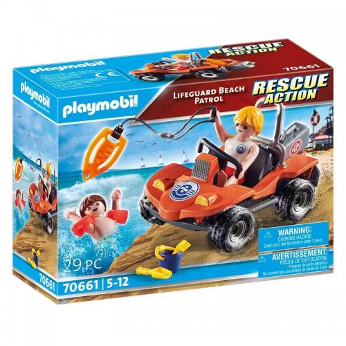 Playmobil Resque Action Ναυαγοσωστική Περίπολος 70661 4008789706614