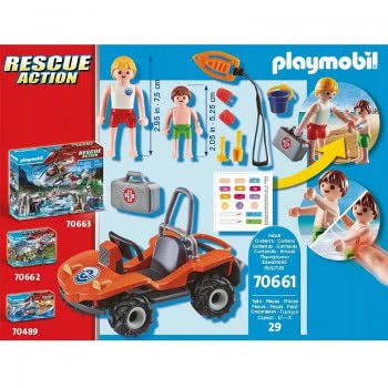 Playmobil Resque Action Lifeguard Beach Patrol 70661 4008789706614