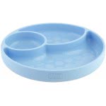 Chicco Plate With Suction Cup For Baby And Children, Silicone Plate In Compartments With 3 Areas, Soft And Durable F05-10216-20 