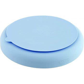 Chicco Plate With Suction Cup For Baby And Children, Silicone Plate In Compartments With 3 Areas, Soft And Durable F05-10216-20 