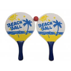 Toys-shop Choice Ρακέτες Beach Ball Σετ Με Μπαλάκι Παραλίας JQ009636 6990416096367