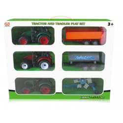 Toys-shop Choice Friction Σετ Τρακτέρ Με Ρυμουλκούμενο JA056598 5262088565986