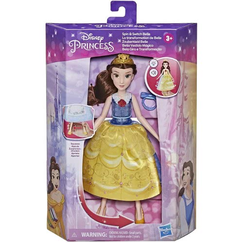 Hasbro Princess Dpr Fd Spin And Switch Belle F1540 5010993838486