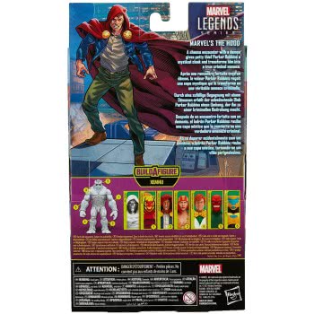 Hasbro Marvel Legends Series 6-Inch Collectible Action Marvel's The Hood Figure, Includes 4 Accessories And 1 Build-A-Figure Par