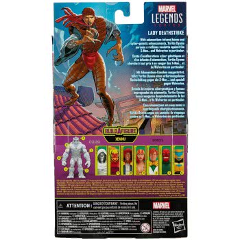 Hasbro Marvel Legends Series 6-Inch Collectible Action Lady Deathstrike Figure, Includes 1 Build-A-Figure Part F2794 / F2799 501