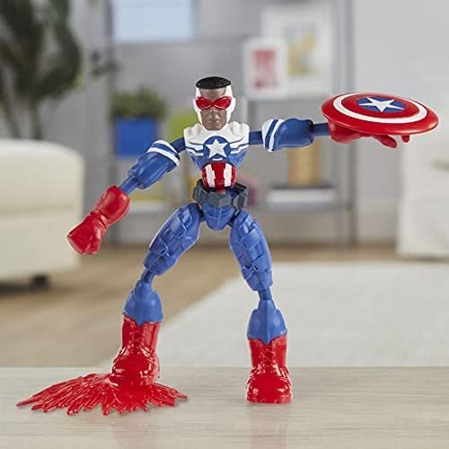 Figurine Marvel Spider-Man Miles Morales Bend & Flex 15 Cm – Bras Et Jambes Flexibles, Accessoire Inclus