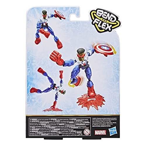 Hasbro Marvel Avengers Bend And Flex 15 Cm - Captain America Falcon E7377 / F0971 5010993792320