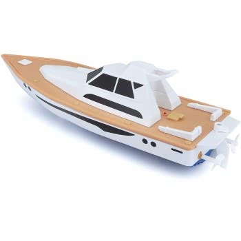 Maisto Tech Speed Boat Super Yacht(Usb Ver.) 2.4Ghz (Incl.Chargeable Li-Ion Batteries) 34 Cm, Λευκό 82197 090159821977