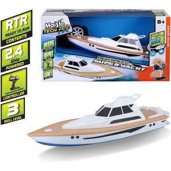 Maisto Tech R/C Yacht Remote Control Toy Boat, 30 Metre Range, Battery With Usb Charging Function, 34 Cm, White (5) 82197 090159